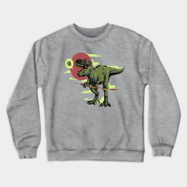 Failing as a Samurai - T-Rex Parody Crewneck Sweatshirt by user03